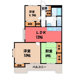 サンワマンションの物件間取画像